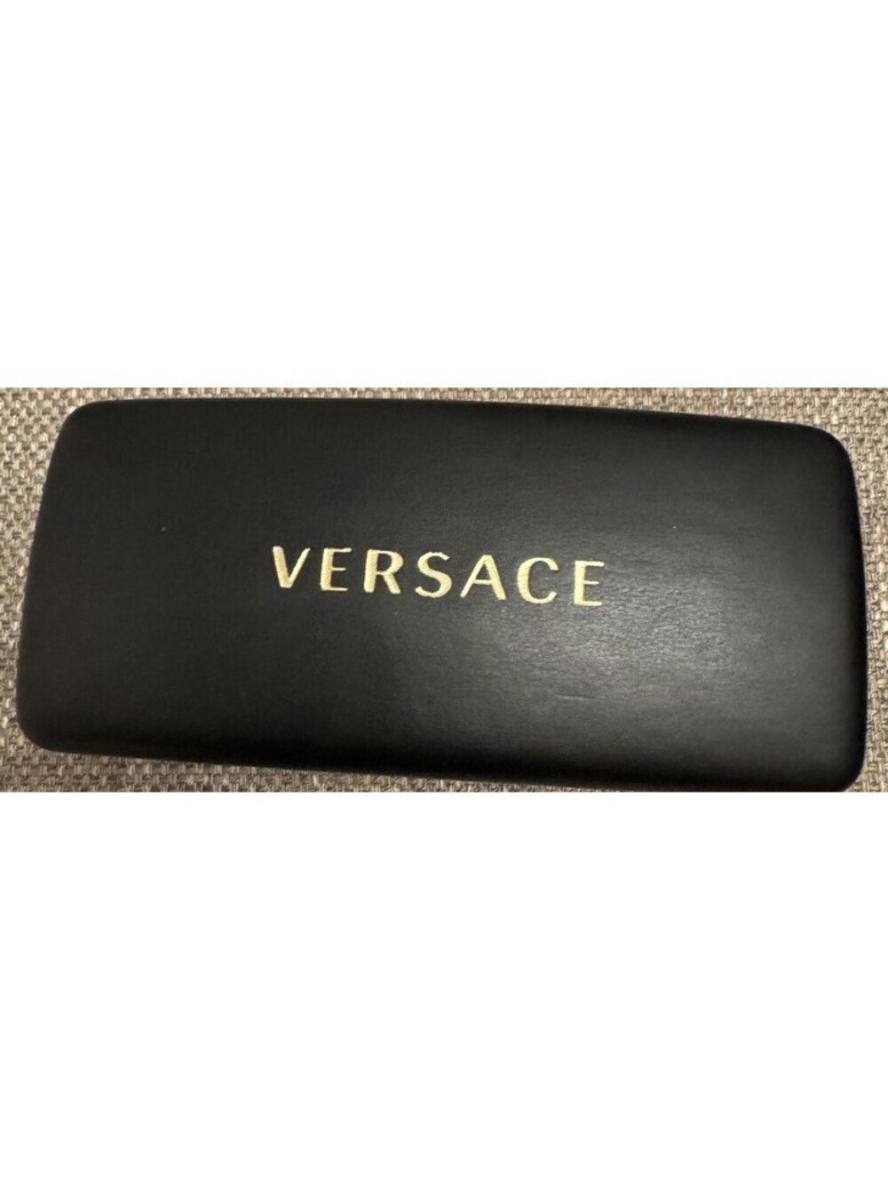 Authentic Versace Black Logo Womens Sunglasses & Case READ